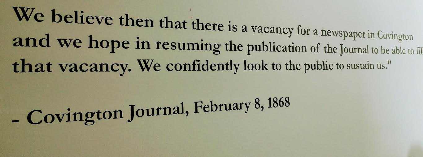 149 Years Later, a Message from a Covington Newspaper Still Speaks to