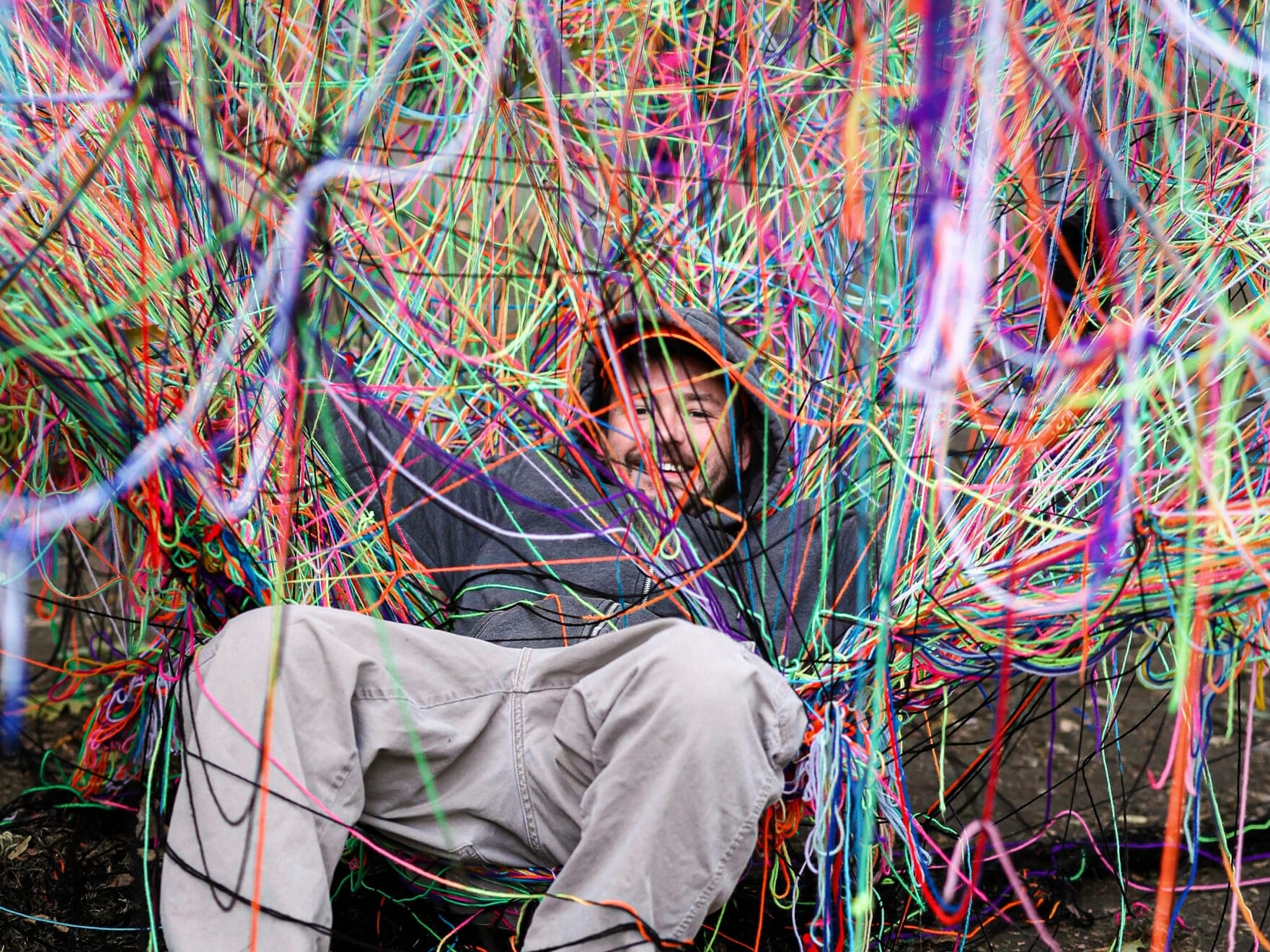 Meet the Covington artist who brought yarn bombing to BLINK Cincinnati