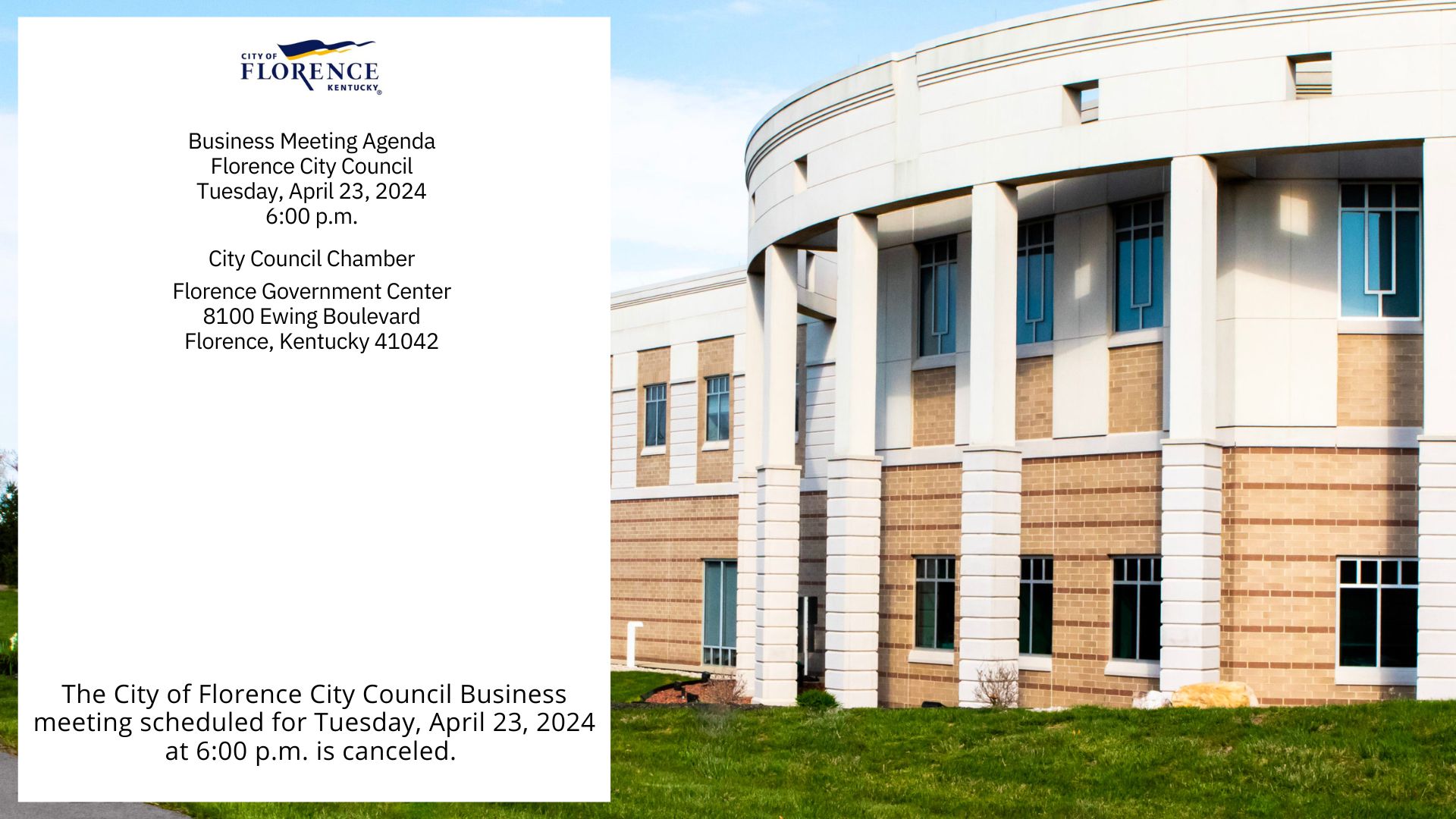 Florence city meetings canceled, residents concerned - LINK nky, image size:1920x1080