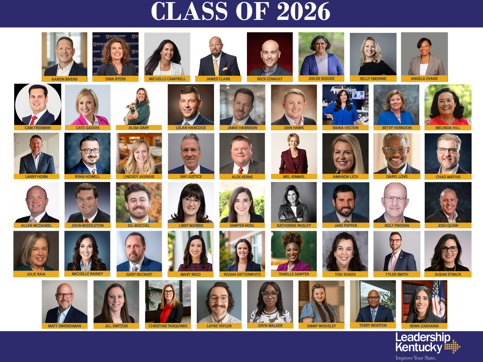 Four Northern Kentuckians named to Leadership Kentucky Class of 2026