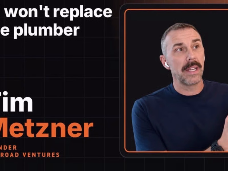 AI won’t replace the plumber. This venture capitalist wants to make their business better.